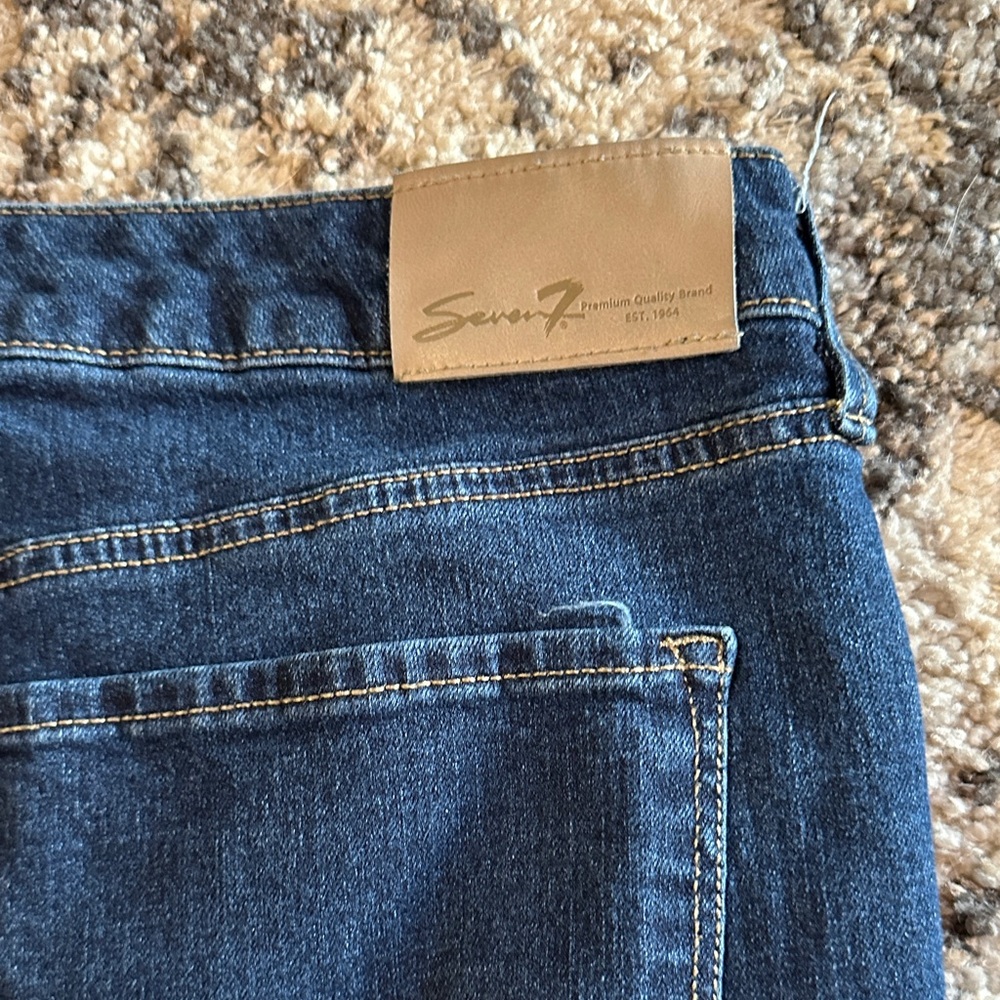 Bundle, 2pr size 16, Classic Blue Women's Jeans by 7Seven. Double your look! - Picture 5 of 8